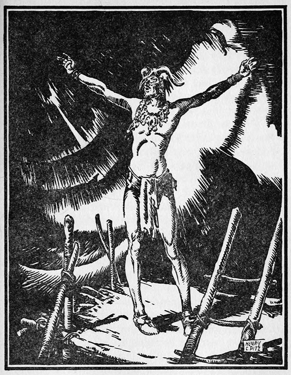 The painted arrow ~ by Gaither Frances - illustrated by Henry Pitz ~   New York : Macmillan Co. ~ 1937
