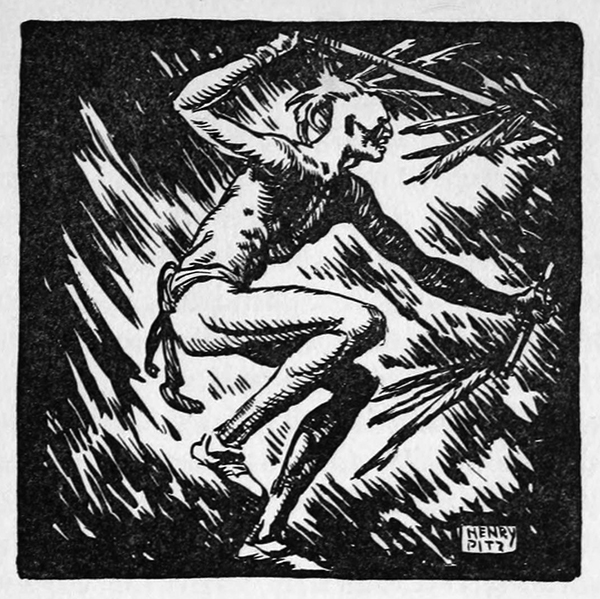The painted arrow ~ by Gaither Frances - illustrated by Henry Pitz ~   New York : Macmillan Co. ~ 1937