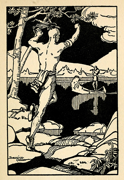 The story of Leatherstocking ~ by James Fenimore Cooper - illustrated by Bernice Oehler ~  New York, London, D. Appleton and Company ~ 1926