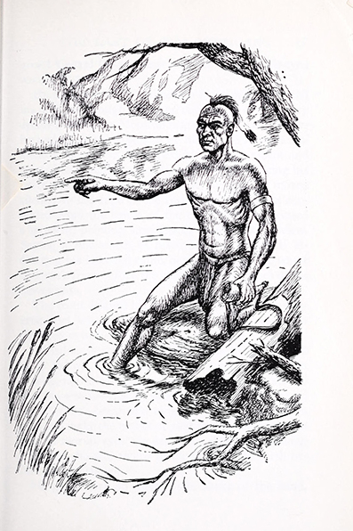 The last of the Mohicans: a narrative of 1757 ~ James Fenimore Cooper - illustrated by Thomas Fraumeni ~   Paris : Baudry's European Library ~ 1947