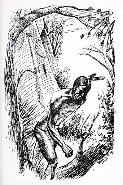 The last of the Mohicans: a narrative of 1757 ~ James Fenimore Cooper - illustrated by Thomas Fraumeni ~   Paris : Baudry's European Library ~ 1947
