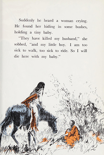 The story of Crazy Horse ~  Enid LaMonte Meadowcroft - illustrated by Cary ~ Garrard Publishing Company, Champaign, Illinois  ~ 1965<