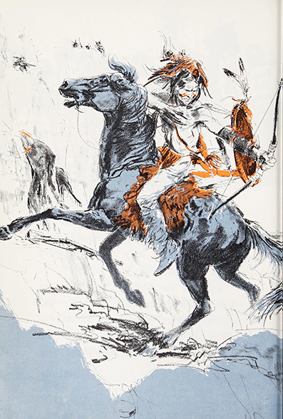 The story of Crazy Horse ~  Enid LaMonte Meadowcroft - illustrated by Cary ~ Garrard Publishing Company, Champaign, Illinois  ~ 1965<