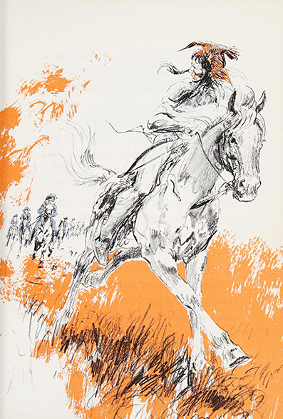 The story of Crazy Horse ~  Enid LaMonte Meadowcroft - illustrated by Cary ~ Garrard Publishing Company, Champaign, Illinois  ~ 1965<