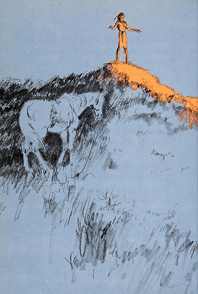 The story of Crazy Horse ~  Enid LaMonte Meadowcroft - illustrated by Cary ~ Garrard Publishing Company, Champaign, Illinois  ~ 1965<