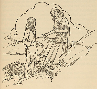 Tom�s and the red headed angel,  by Marion Garthwaite ~ illustrated by Lorence F. Bjorklund, New York, Messner - 1950    