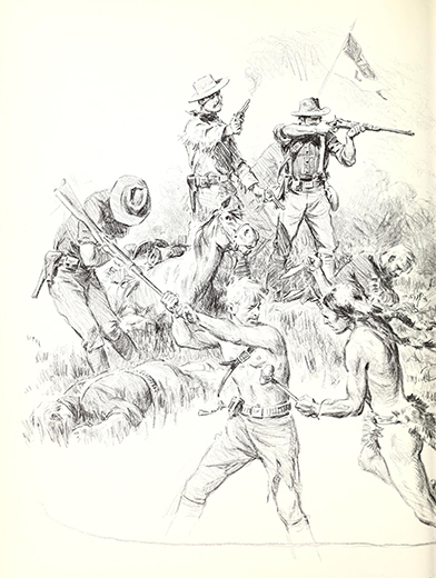 A picture report of the Custer fight