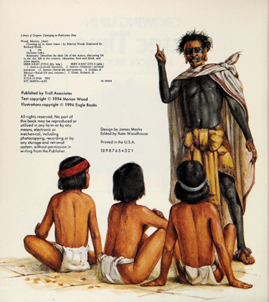 Growing up in Aztec times, Marion Wood, illustrated by Richard Hook 