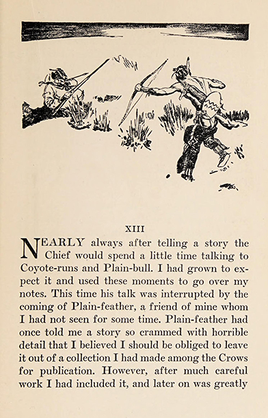 Plenty Coups, The life story of a great Indian, 1930, Frank B. Linderman, illustrated: H. M. Stoops