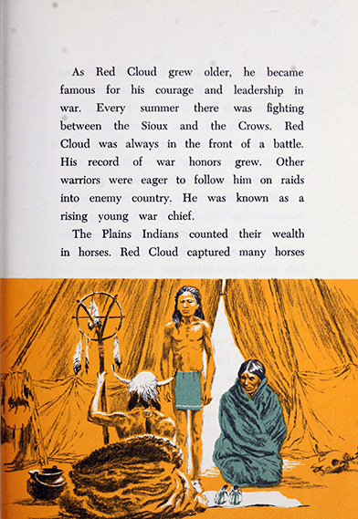 Red Cloud, Sioux war chief,  Virginia Frances  Voight, Illustrated  by Victor Mays