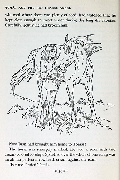 Toms and the red headed angel, Marion Garthwaite, Illustrated by Lorence Bjorklunds