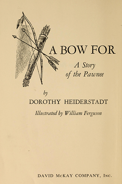 A bow for Turtle, a Story of the Pawnee