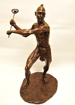 lacrosse sculpture - art of Howard Geer Hudson